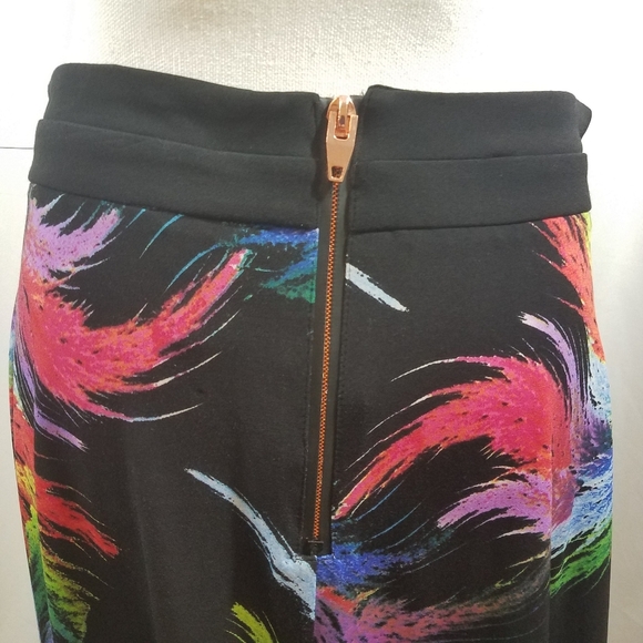 Carmen Marc Valvo Peacock Skirt 8 - Picture 6 of 10